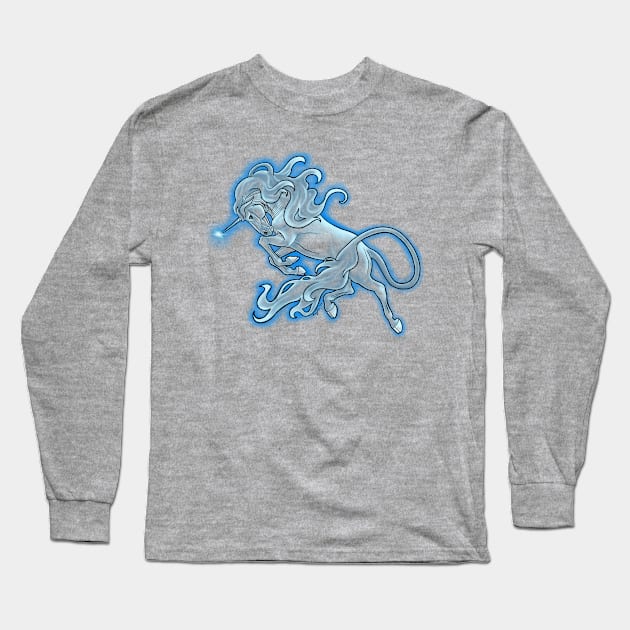 Spectral Unicorn Long Sleeve T-Shirt by Khrysalis Studios